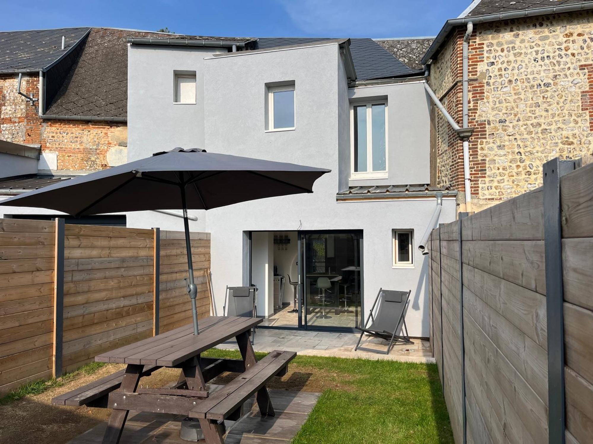 Gite Le Davidson, Maison Avec Jardin Ypreville-Biville エクステリア 写真