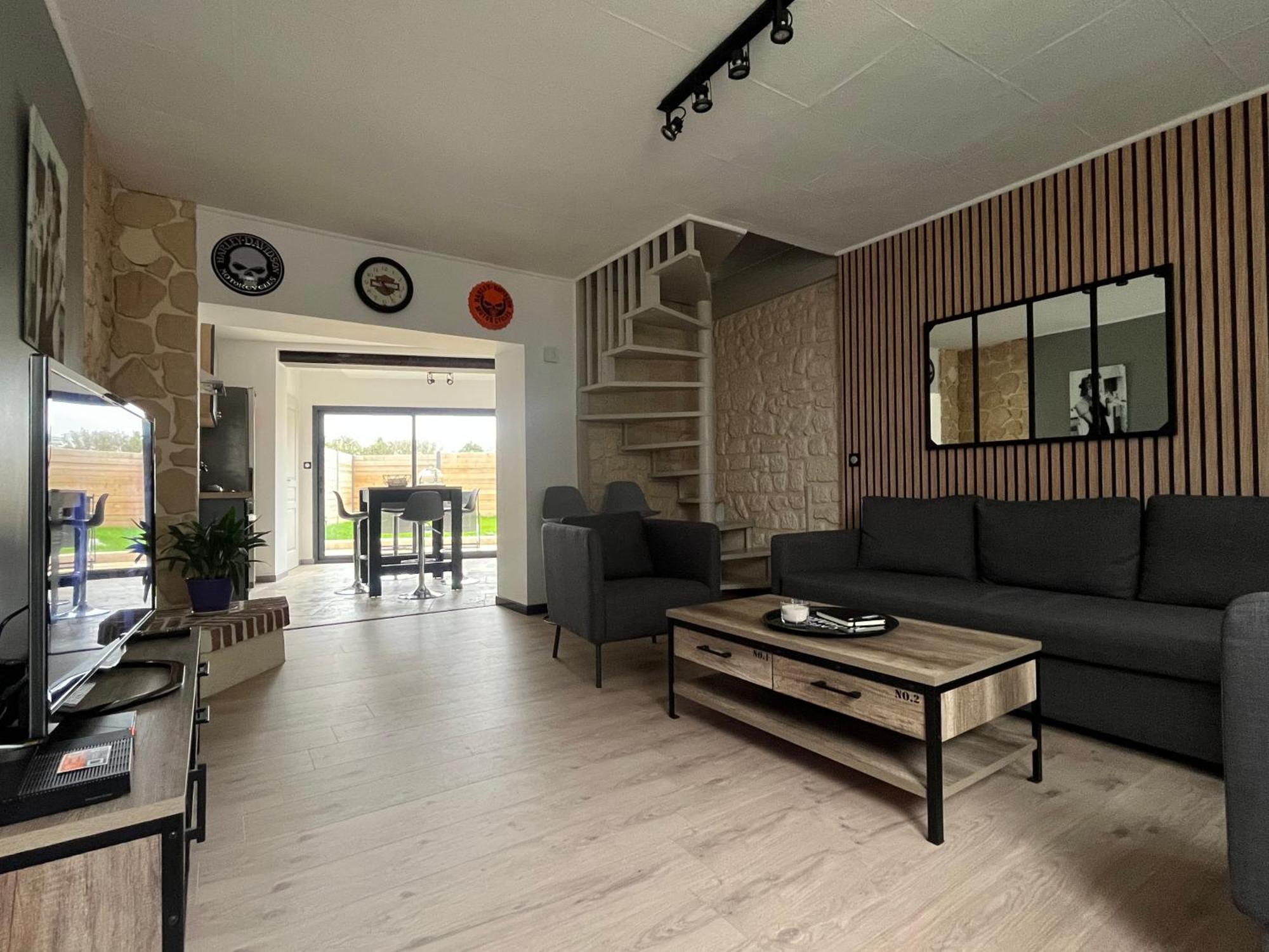 Gite Le Davidson, Maison Avec Jardin Ypreville-Biville エクステリア 写真